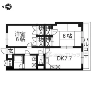 オレンジハウス【302号室】の間取り