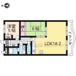 イースタン尊上院【204号室】の間取り