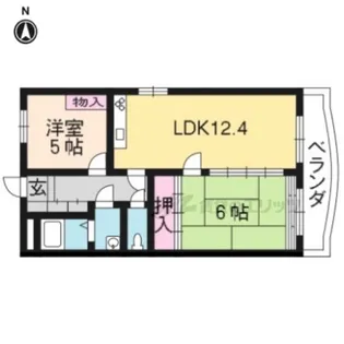 イースタン尊上院【107号室】の間取り