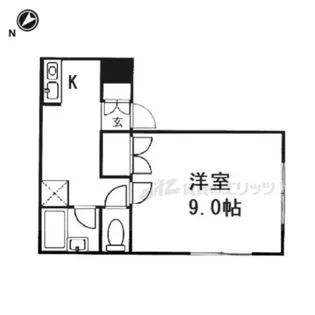 GRAFFITI MATSUI【1階】の間取り