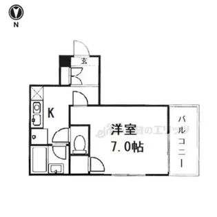 GRAFFITI MATSUI【202号室】の間取り