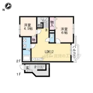 フォレスト桜坂【2階】の間取り