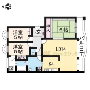 レジデンス向島【1階】の間取り