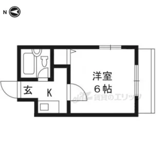 モンテレジデンス京都駅前【301号室】の間取り