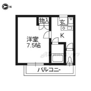 ハウスミツミ【302号室】の間取り