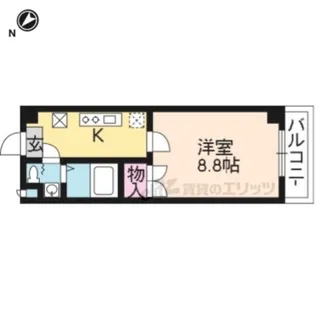 ソレイユ豊Part?【805号室】の間取り