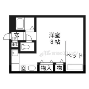 N×N(エヌバイエヌ)【303号室】の間取り