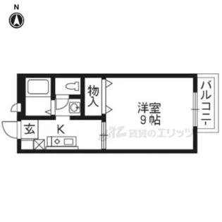 メゾンアクシス【1階】の間取り