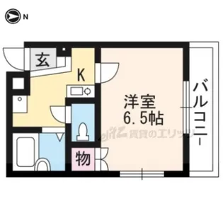 アベリヤ竹澤【3階】の間取り