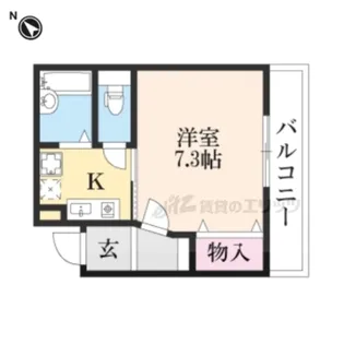 ワイズアクアーリオ【2階】の間取り