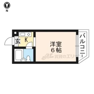 ルピナス堅田【202号室】の間取り