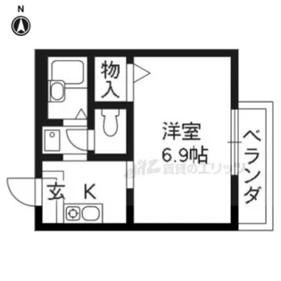 セーズ松原【203号室】の間取り