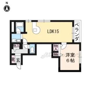 エクセレン滋賀里【2階】の間取り