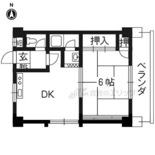 オリエント西山科【403号室】の間取り