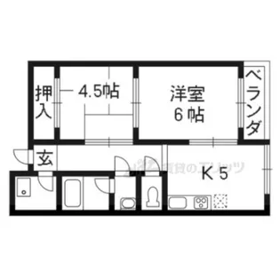 六角CITYハイツ【305号室】の間取り