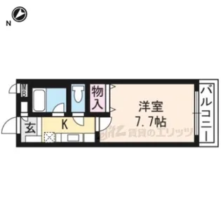 ハイツメイトク【2階】の間取り