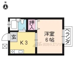ヴィラカケハシ【A-201号室】の間取り
