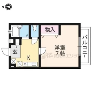 ハイビスカス【203号室】の間取り