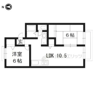 エスペランサ【102号室】の間取り