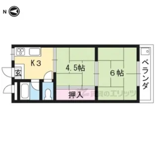 コートマザリ【3-15号室】の間取り