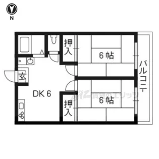 Y’s Village【102号室】の間取り