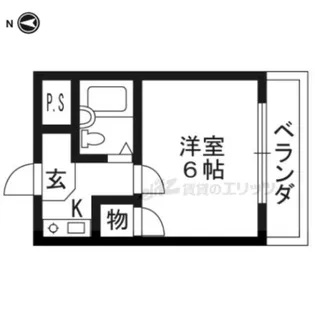 アネックスK【107号室】の間取り
