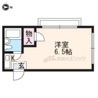 ハイツ西賀茂【202号室】の間取り