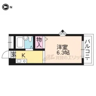 コーポ三谷【310号室】の間取り