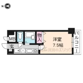 GARB【402号室】の間取り