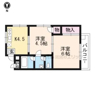 松井マンション【301号室】の間取り