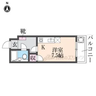 ジョイフルFortune【401号室】の間取り