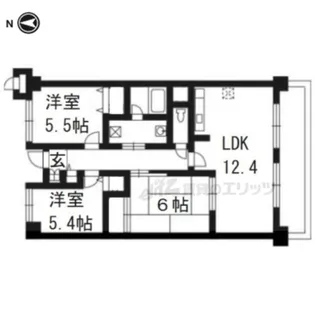 スリーメープル【4階】の間取り