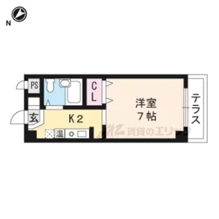 エランビタール【311号室】の間取り