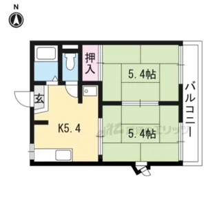 ポニーハイツ【101号室】の間取り