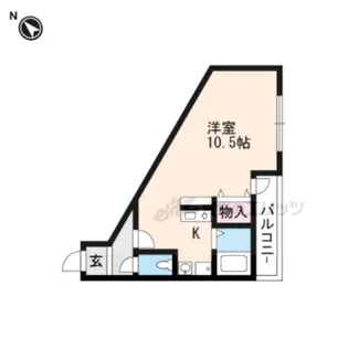 フェイム瀬田【2階】の間取り