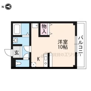 フェイム瀬田【208号室】の間取り