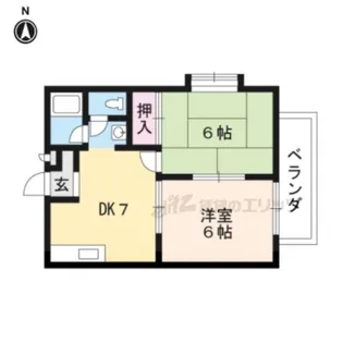 SeaOaks?【B-1号室】の間取り