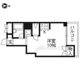 ファーストコート七条烏丸【2-B号室】の間取り