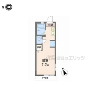 プリムヴェール【105号室】の間取り