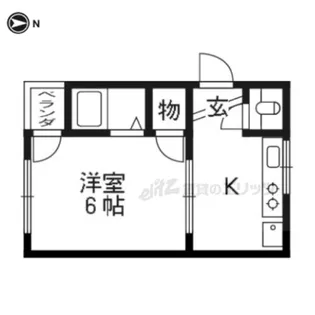 ハイツ東野【303号室】の間取り
