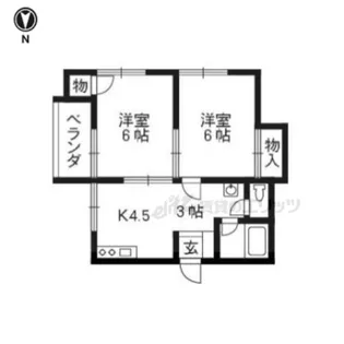 近畿ビル 【31号室】の間取り