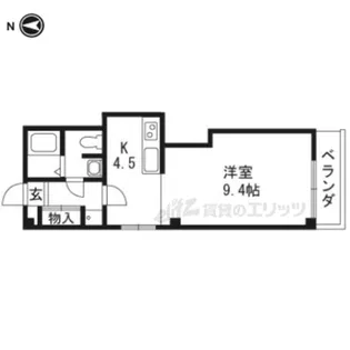 晃洋園【503号室】の間取り