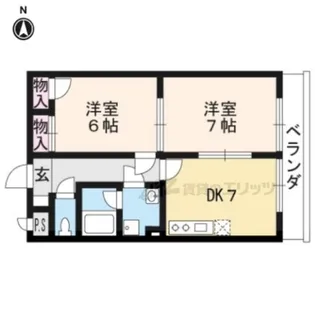 エボルジオン【1階】の間取り