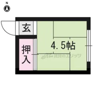暮靄山房【17号室】の間取り