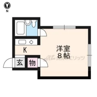 サンローラン北大路【302号室】の間取り