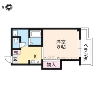 メゾン東大津【209号室】の間取り