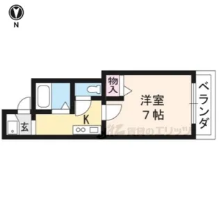 ブロッサム大徳寺【303号室】の間取り