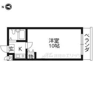 ベルメゾンアルヴェ【406号室】の間取り