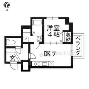 プレステージ翼【6階】の間取り