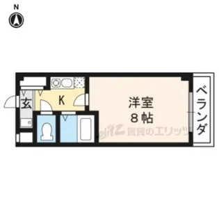 ブランベージュ桂【137号室】の間取り